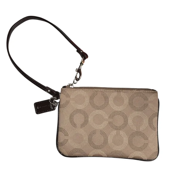 Coach Op Art C Wristlet - Picture 2 of 6